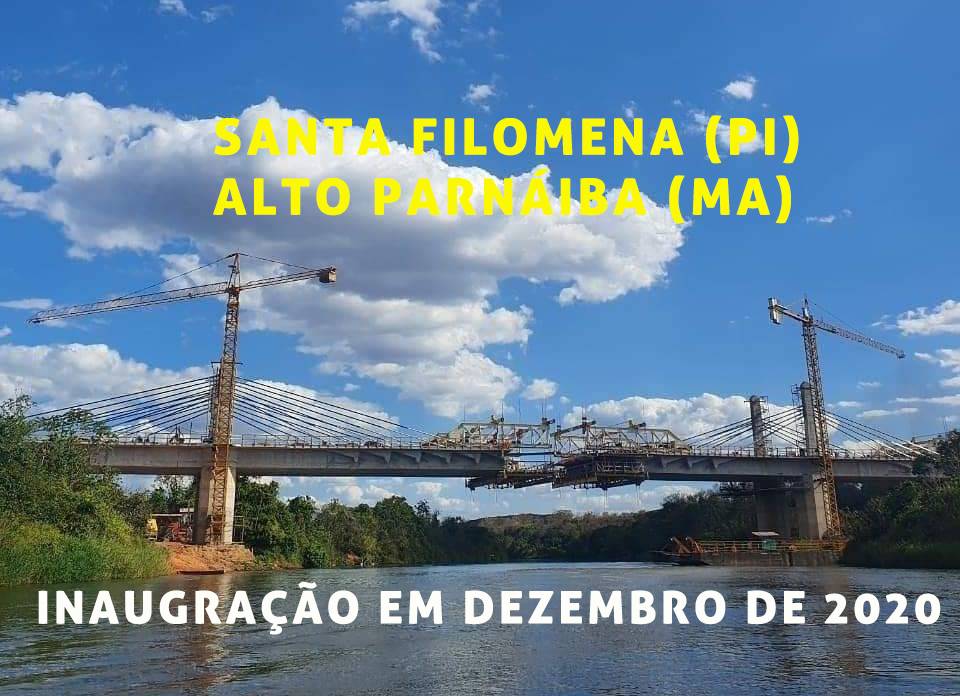 Ministro Tarcísio de Freitas anuncia para Dezembro inauguração da Ponte de Santa Filomena